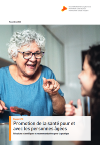 Promotion de la santé pour et avec les personnes âgées. Résu ... Image 1