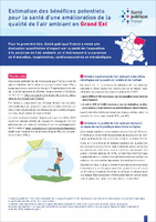 Estimation des bénéfices potentiels pour la santé d’une ... Image 1
