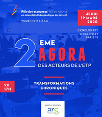 2ème Agora des acteurs de l'ETP - 19 mars 2020 - Paris Image 1