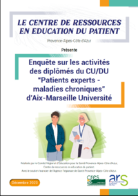 Enquête sur les activités des diplômés du CU/DU “Patients ex ... Image 1