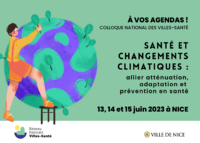 Colloque national des Villes-Santé 2023. &quot;Santé et changemen ... Image 1