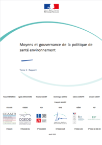 Moyens et gouvernance de la politique de santé environnement Image 1