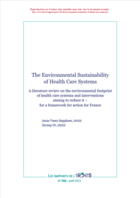 La soutenabilité environnementale des systèmes de santé Une  ... Image 1