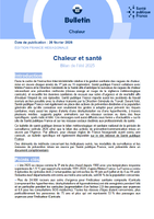 Chaleur et santé. Bilan de l'été 2025 Image 1