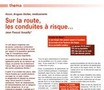 Sur la routes, les conduites à risque Image 1