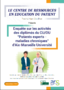 Enquête sur les activités des diplômés du CU/DU “Patients experts - maladies chroniques” d’Aix-Marseille Université